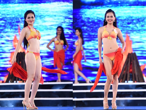  18 thí sinh hoa hậu miền bắc thiêu đốt sân khấu với bikini - 2