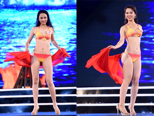  18 thí sinh hoa hậu miền bắc thiêu đốt sân khấu với bikini - 5