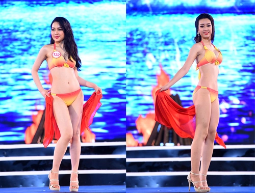  18 thí sinh hoa hậu miền bắc thiêu đốt sân khấu với bikini - 9