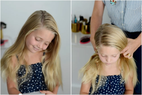 2 kiểu tóc búi cho bé gái cute - 2