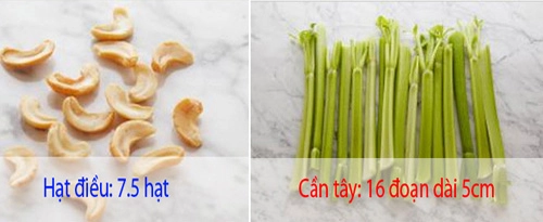 20 loại thực phẩm và liều lượng để bạn chỉ nạp 100 calories - 6