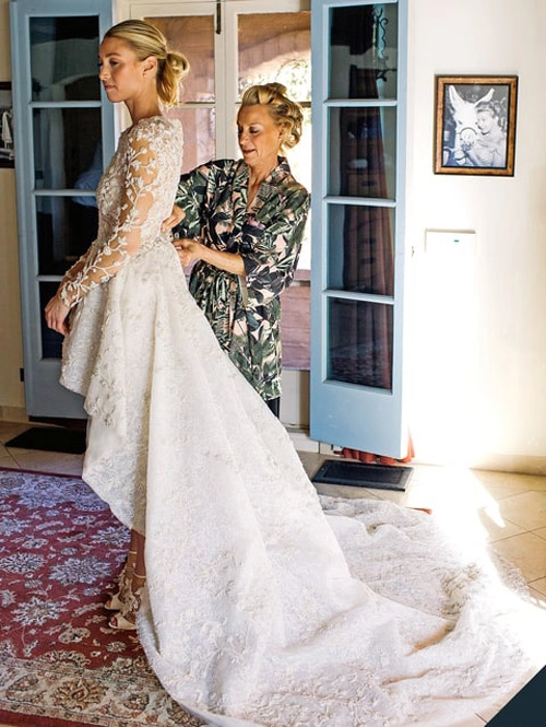 7 bộ váy cưới đẹp như ngôn tình của sao năm 2015 - 5