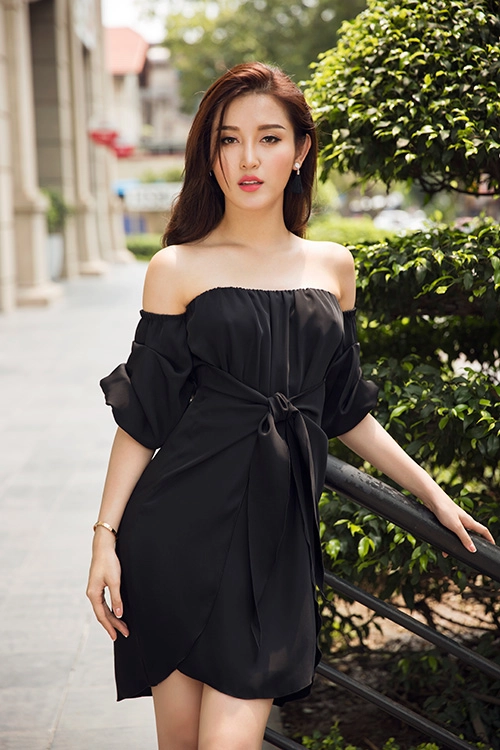 Á hậu huyền my đẹp nao lòng sau sự cố mặc váy nhái - 11