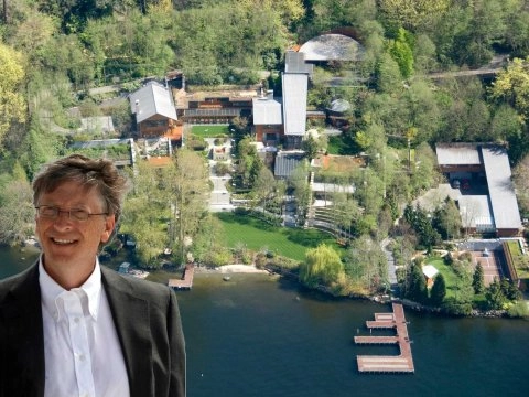 Ảnh hiếm về biệt thự triệu đô nuôi cả cá mập của bill gates - 1