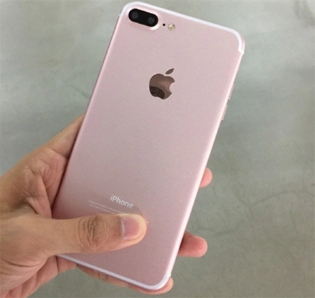  ảnh thực tế iphone 7 plus màu vàng hồng - 1