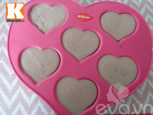 Bánh phô mai cacao hình trái tim tặng mẹ - 4