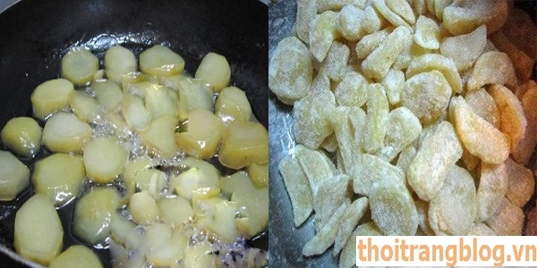 Cách làm mứt khoai tây ngon giòn cho ngày tết - 6