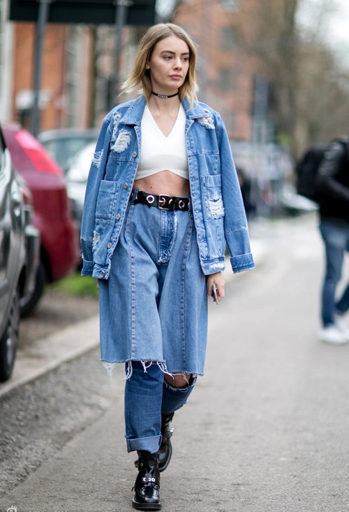 Cách mặc jeans cực chất cho phái đẹp xứ lạnh - 12