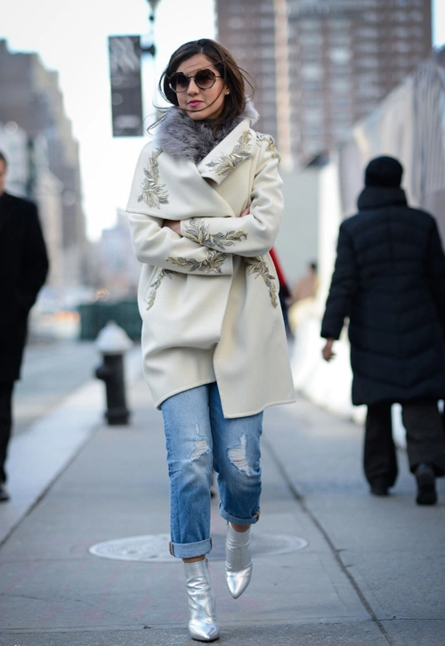 Cách mặc jeans cực chất cho phái đẹp xứ lạnh - 19