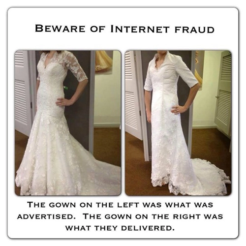 Cô dâu hối hận sau khi mua váy cưới qua mạng - 7