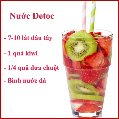 Da mịn dáng thon với 10 loại nước detox - 8