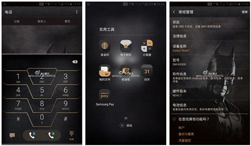  galaxy note 7 bản batman 2 sim lộ ảnh thực tế - 3