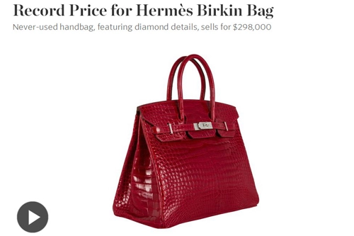 Gặp chiếc túi hermès birkin bán lại đắt nhất thế giới - 1