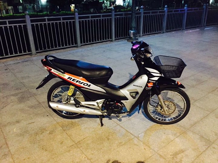 Honda wave a 100cc độ phong cách repsol - 4