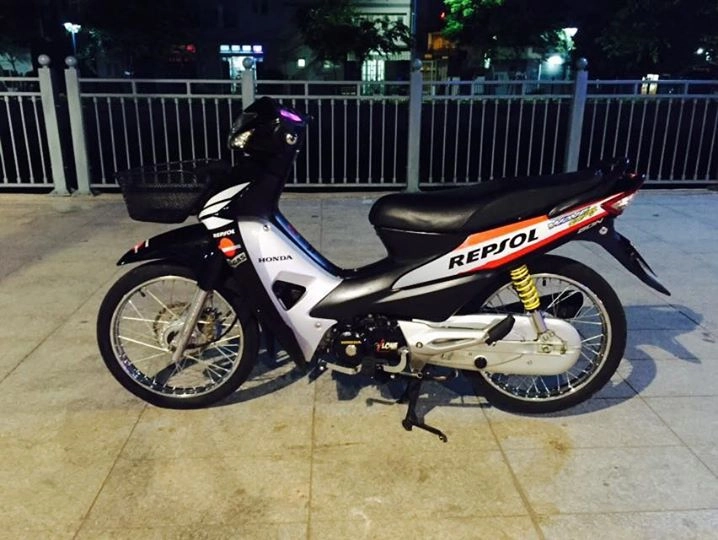 Honda wave a 100cc độ phong cách repsol - 1