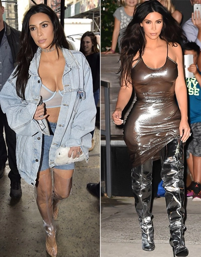  kim kardashian mặc ba lỗ xuyên thấu không nội y - 5
