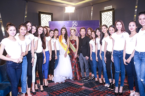 Lan khuê được chủ tịch miss grand international mời thi hoa hậu - 9
