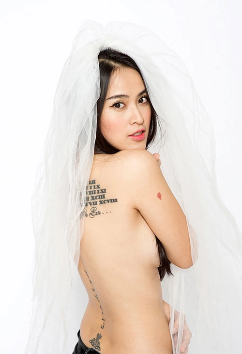 Người đẹp việt và những hình xăm lớn gây xôn xao - 5