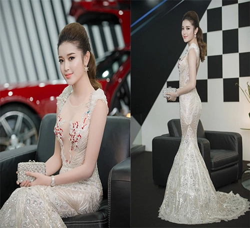Những chiếc váy trắng làm say đắm lòng người của huyền my - 12