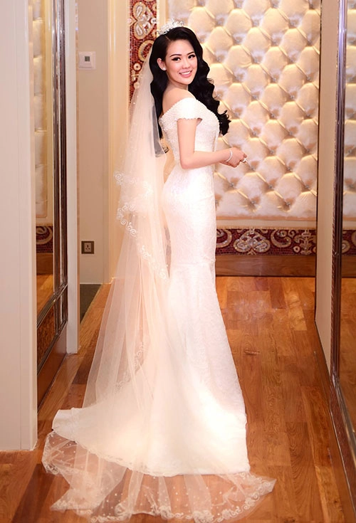Những kiểu tóc cô dâu đẹp nhất của sao việt cưới năm 2015 - 18