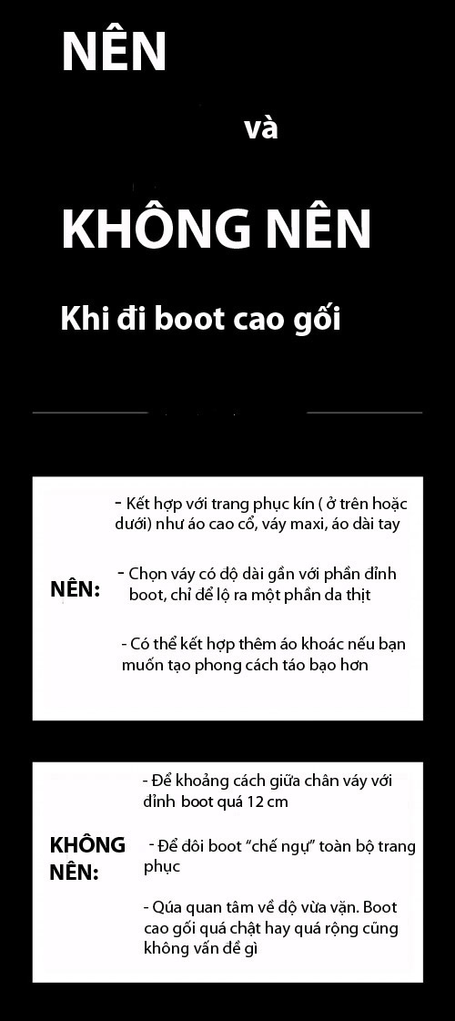 Những nguyên tắc vàng cho phái đẹp khi đi boot cao gối - 1