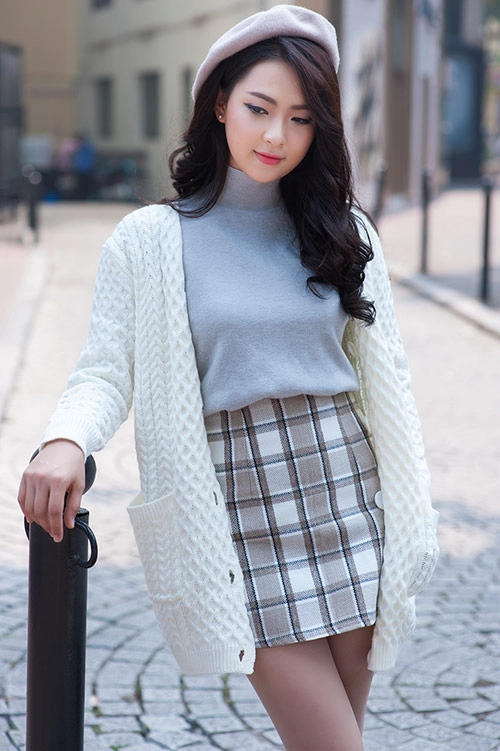 Nữ công sở sành điệu với cardigan hot nhất thu đông 2015 - 10