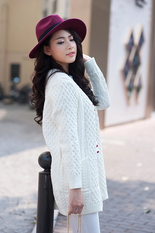 Nữ công sở sành điệu với cardigan hot nhất thu đông 2015 - 17