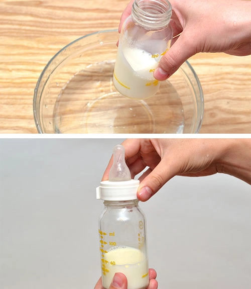 Phương pháp chuẩn để hâm nóng sữa mẹ - 2