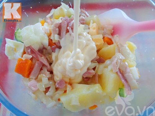 Salad trứng thanh mát không ngấy sau tết - 7