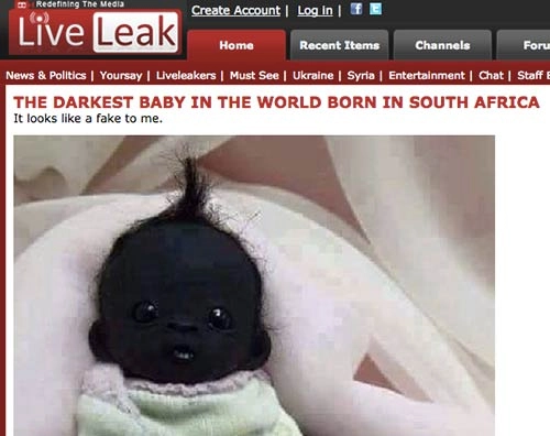Sự thật gây sốc về em bé nam phi đen nhất thế giới - 2