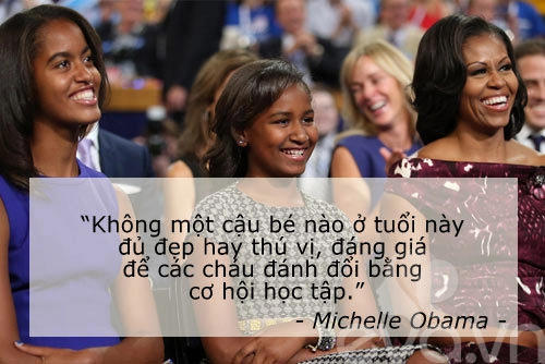 6 câu nói dạy con của vợ chồng obama khiến thế giới khâm phục - 2