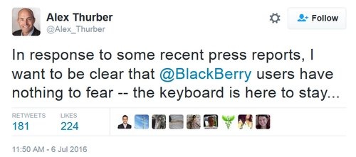  bàn phím qwerty vật lý sẽ không biến mất trên smartphone blackberry - 1
