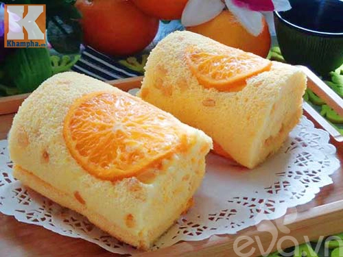Bánh bông lan cuộn cam tươi ngon miễn chê ăn là mê - 10