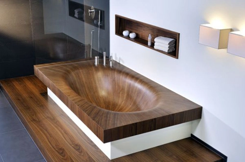 Bồn tắm bằng gỗ để nhà sành điệu nhất phố - 6