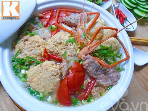 Bún riêu tôm cho bữa sáng cuối tuần - 8