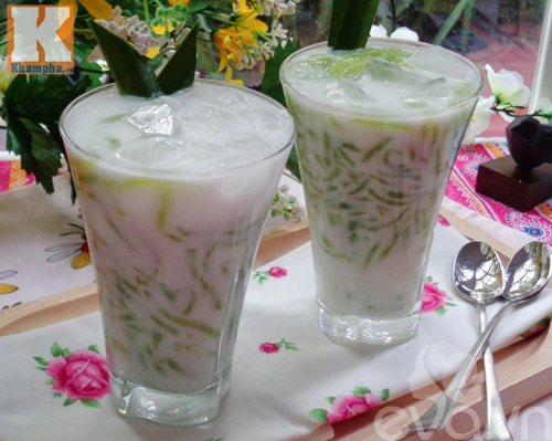 Chè bánh lọt nước cốt dừa thơm ngon - 9