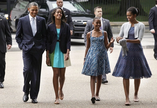 Con gái lớn tt obama được yêu mến vì chỉ mặc đồ bình dân - 1