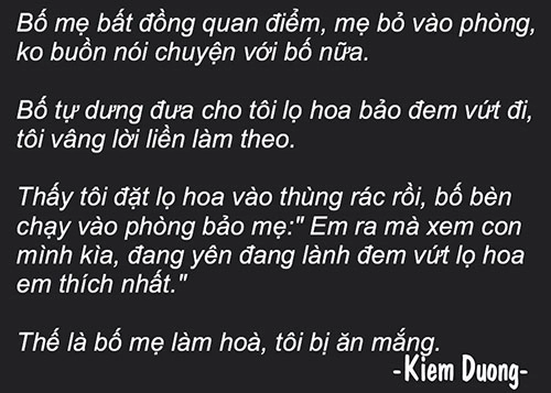 Cười bò với những chuyện con ra rìa vì bố mẹ yêu nhau - 1