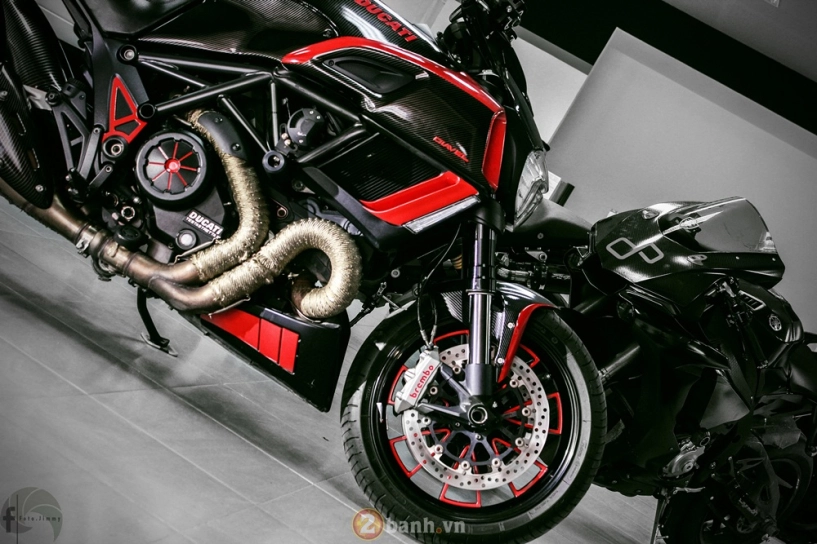 Ducati diavel phiên bản candy red từ showroom h2 decal - 15