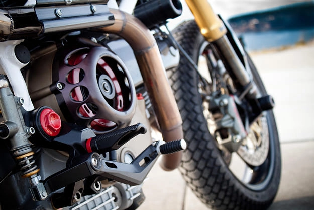 Ducati hypermotard gia cố toàn bộ khung sườn với chế tác cực đỉnh - 3