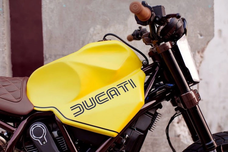 Ducati scrambler độ độc đáo với phong cách tracker trần trụi - 5