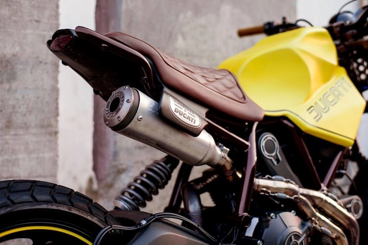 Ducati scrambler độ độc đáo với phong cách tracker trần trụi - 7