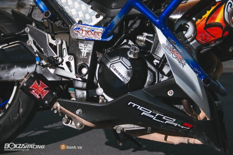 Kawasaki z250 đầy chất chơi trong phiên bản stunt bike - 9