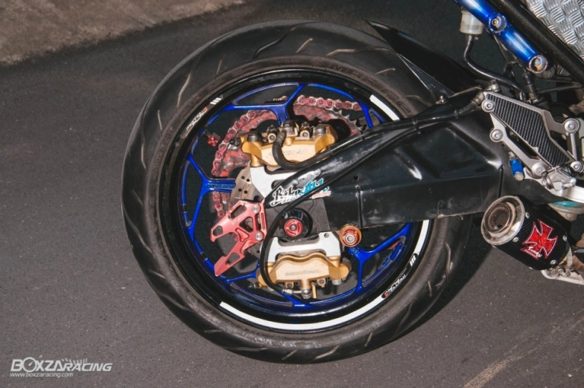 Kawasaki z250 đầy chất chơi trong phiên bản stunt bike - 11