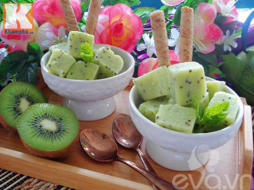 Kem kiwi mát lạnh thơm ngon lại dễ làm - 6