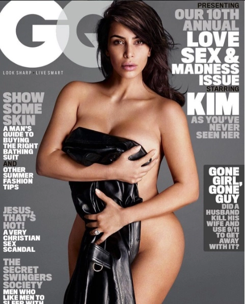 Kim nude táo bạo tố taylor swift giả dối trên tạp chí thời trang - 1