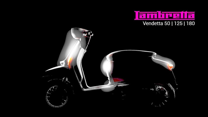 Lambretta vừa tung ra hình ảnh đầu tiên về mẫu tay ga mới mang tên l70 vendetta - 1