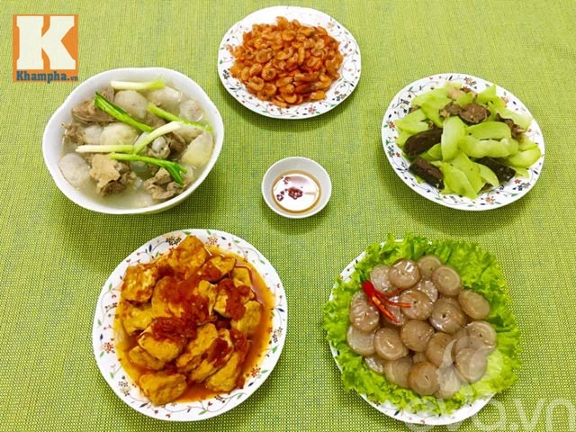 Thực đơn cơm chiều 5 món ngon miệng - 1