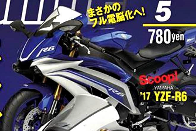 Yamaha yzf-r6 thế hệ mới sẽ được ra mắt vào năm 2017 - 2