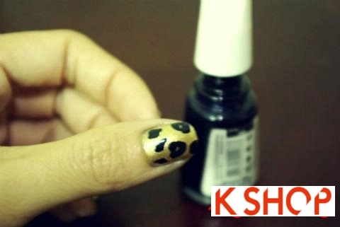 Cách vẽ nail da báo đẹp theo trào lưu hot nhất 2017 hiện nay - 3